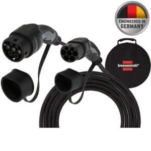 Brennenstuhl EV Tip 2 11kW 7 Metre 3 Faz Mode 3 Taşıma Çantalı Elektrikli Araç Şarj Kablosu